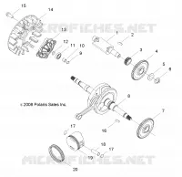 ENGINE, CRANKSHAFT AND PISTON