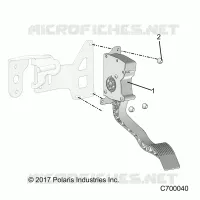 ENGINE, THROTTLE PEDAL