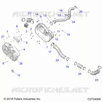 DRIVE TRAIN, CLUTCH COVER AND DUCTING