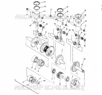 PISTON AND CRANKSHAFT 650 (4914131413030A)