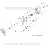 DRIVE TRAIN, PRIMARY CLUTCH