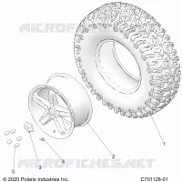 WHEELS, FRONT/REAR