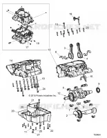 ENGINE, CRANKCASE AND CRANKSHAFT