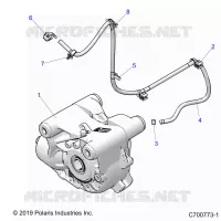 DRIVE TRAIN, FRONT GEARCASE MOUNTING