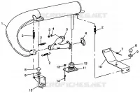 EXHAUST SYSTEM WIDETRAK LX 0982065 AND EUROPEAN WIDETRAK LX E982065 (4943884388C003)