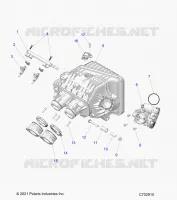 ENGINE, INTAKE INTAKE MANIFOLD, THROTTLE BODY, FUEL RAIL- Z24NME99RM/SM (C702910)