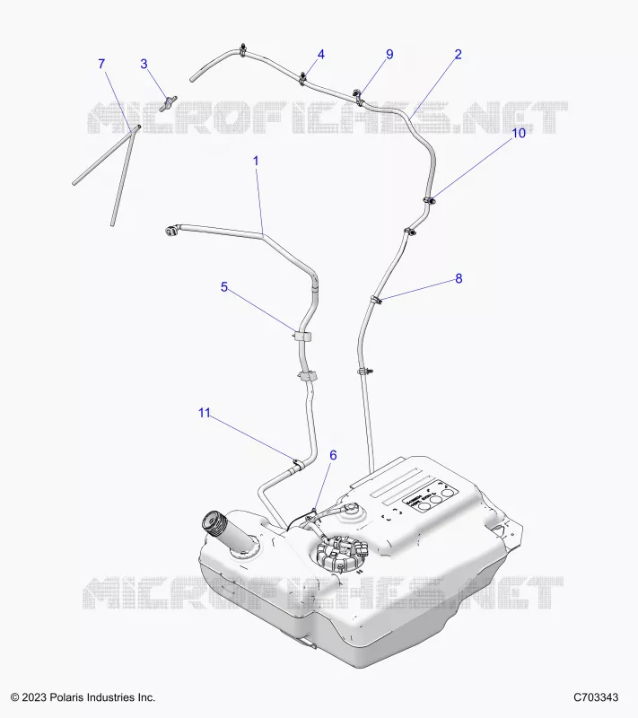 FUEL SYTEMS, FUEL LINES, STD.