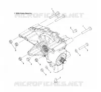 DRIVE TRAIN, REAR GEARCASE MOUNTING