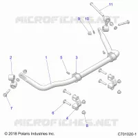 SUSPENSION, REAR STABILIZER BAR