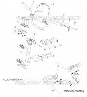STEERING, HANDLEBAR MOUNTING