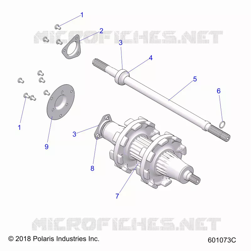DRIVE TRAIN, JACKSHAFT AND DRIVE SHAFT