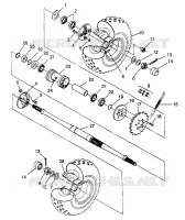 REAR WHEEL DRIVE 6X6 400L