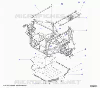 CHASSIS, MAIN FRAME AND SKID PLATES