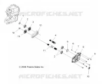 DRIVE TRAIN, MAIN GEARCASE OUTPUT SHAFT