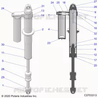 REAR SUSPENSION SHOCK INTERNALS