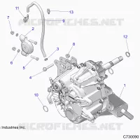 DRIVE TRAIN, MAIN GEARCASE MOUNTING