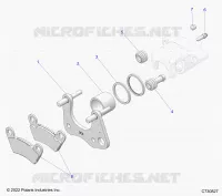 BRAKES, FRONT BRAKE CALIPER
