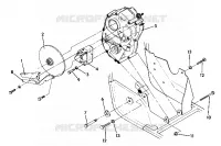 RIGHT GEARCASE   BRAKE MOUNTING (4918541854032A)