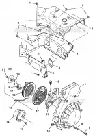 BLOWER HOUSING    RECOIL STARTER XCF 0971643 (4938613861C007)