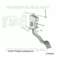 ENGINE, THROTTLE PEDAL