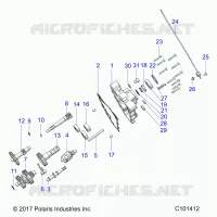 DRIVE TRAIN, MAIN GEARCASE