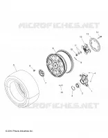 WHEELS, REAR AND HUB