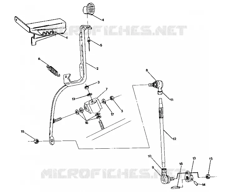 SHIFT LINKAGE ASSEMBLY 250 4X6 / W928627 (4922902290018A)