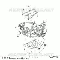 CHASSIS, MAIN FRAME AND SKID PLATES
