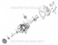 WATER PUMP 600 RMK 0980958 AND EUROPEAN 600 RMK E980958 (4944634463C008)