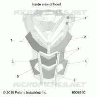 HOOD FOAM/FIBER