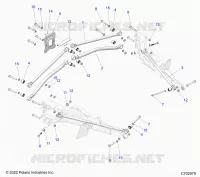 REAR SUSPENSION TRAILING ARMS MOUNTING