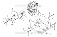 RIGHT GEARCASE   BRAKE MOUNTING 350 2X4 / W927539 (4922882288029A)