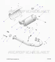 ENGINE, EXHAUST SYSTEM