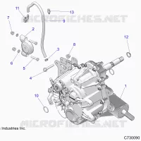 DRIVE TRAIN, MAIN GEARCASE MOUNTING