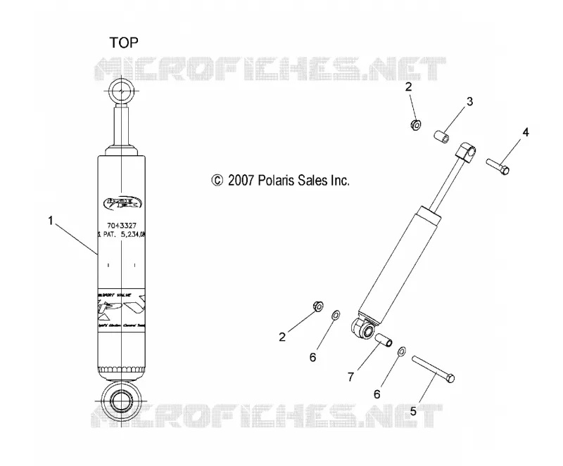 REAR TRACK SHOCK (7043327)