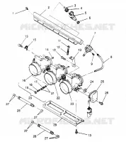 THROTTLE   ASSEMBLY RXL TOURING 0950869 (4928982898D004)