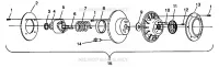 DRIVEN CLUTCH ASSEMBLY 500 EFI 0942774 AND EFI SKS 0942574 (4924982498026A)