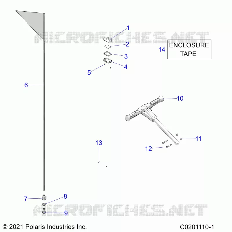BODY, FLAG, BEACON and PASS HANDLE
