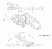 DRIVE TRAIN, MAIN GEARCASE MOUNTING