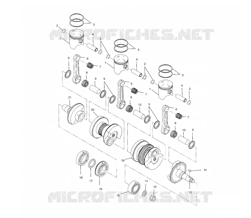 PISTON   CRANKSHAFT