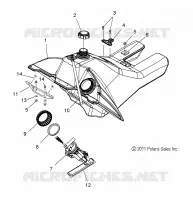 FUEL SYSTEM, FUEL TANK ASM.