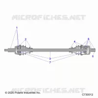 DRIVE TRAIN, FRONT HALF SHAFT