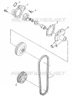 WATER PUMP WIDETRAK LX 0972065 AND EUROPEAN WIDETRAK LX E972065 (4938223822C009)
