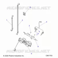 FUEL SYSTEM, RAIL, LINES AND THROTTLE BODY