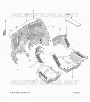 FLOOR PANELS, FRONT