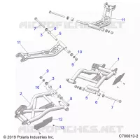 REAR SUSPENSION CONTROL ARMS