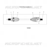 DRIVE TRAIN, DRIVE SHAFT, FRONT