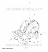DRIVE TRAIN, REAR GEARCASE MOUNTING