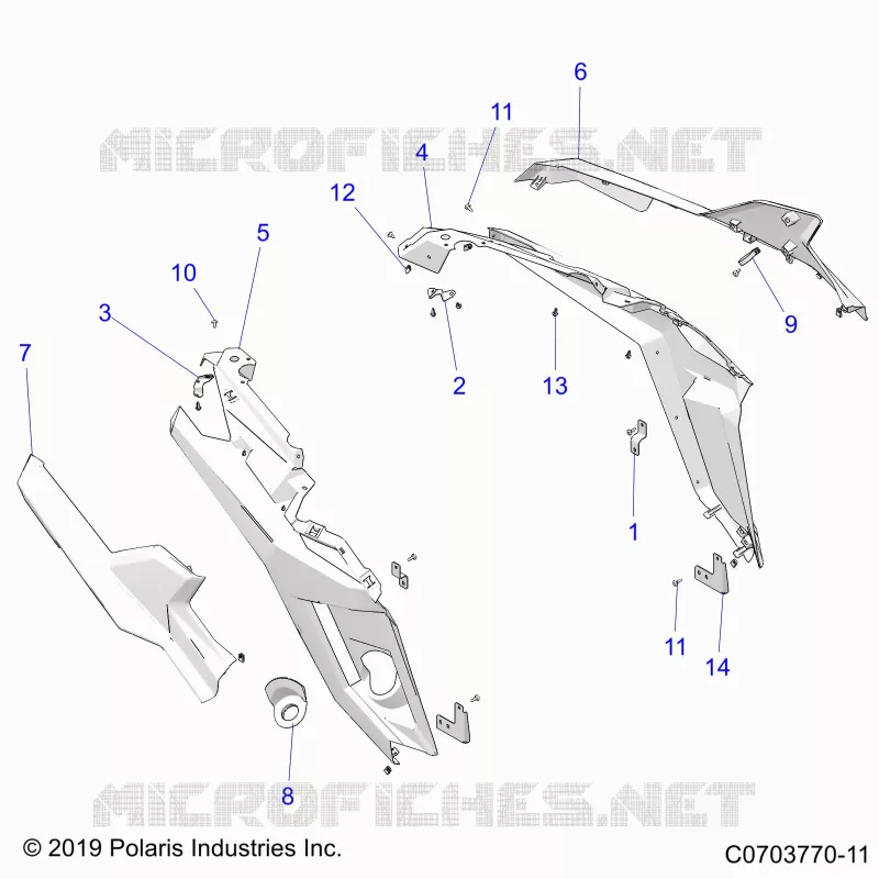 REAR BODYWORK FENDERS