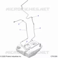 FUEL SYSTEM, LINES, STD.
